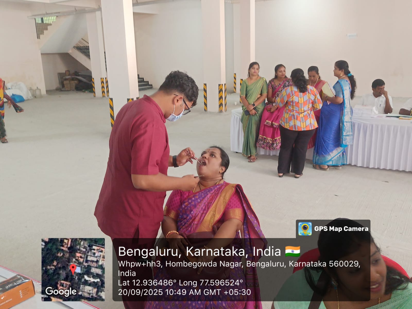 Dental camp activity at State Home For Women